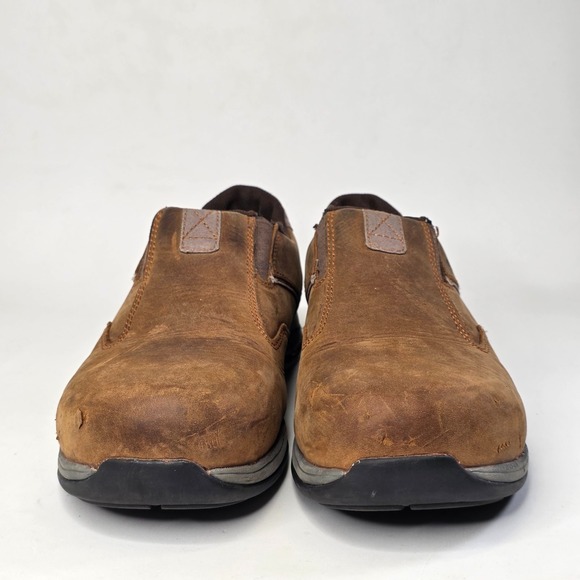 Red Wing Mens Safety Toe Shoes Size 8.5 Brown Leather Slip On Oil Slip Resistant main image 4